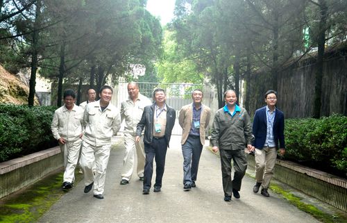 2016年12月2日，永春縣政法委書記走訪永春分公司。（陳宏金）[2].jpg