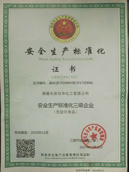 陳婷婷、彭華“圖為公司安全標(biāo)準(zhǔn)化三級(jí)達(dá)標(biāo)企業(yè)證書.jpg